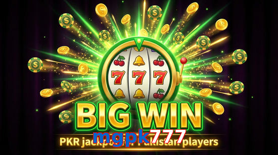 Big win animation on Mgpk777 slot game
